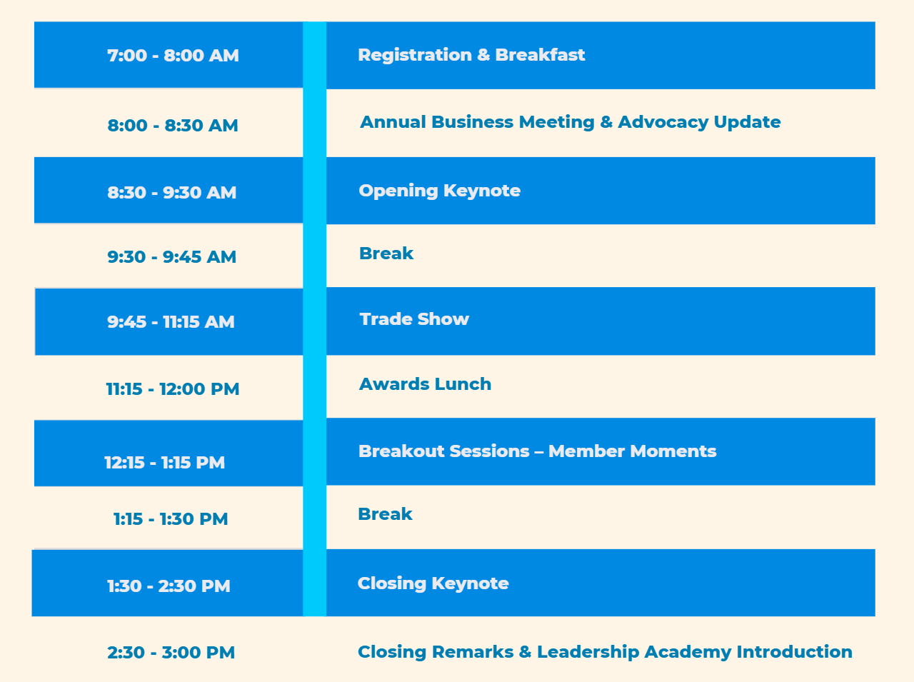 LeadingAge Tennessee 2026 Conference Schedule