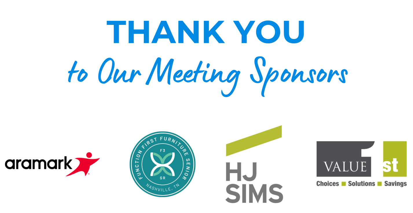 Thank You to Our Meeting Sponsors